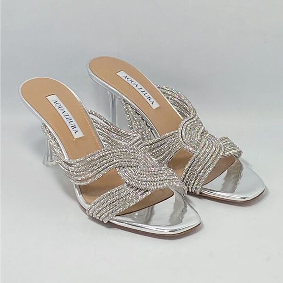Aquazzura Gatsby Embellished Mules size 40 - Picture 3 of 14